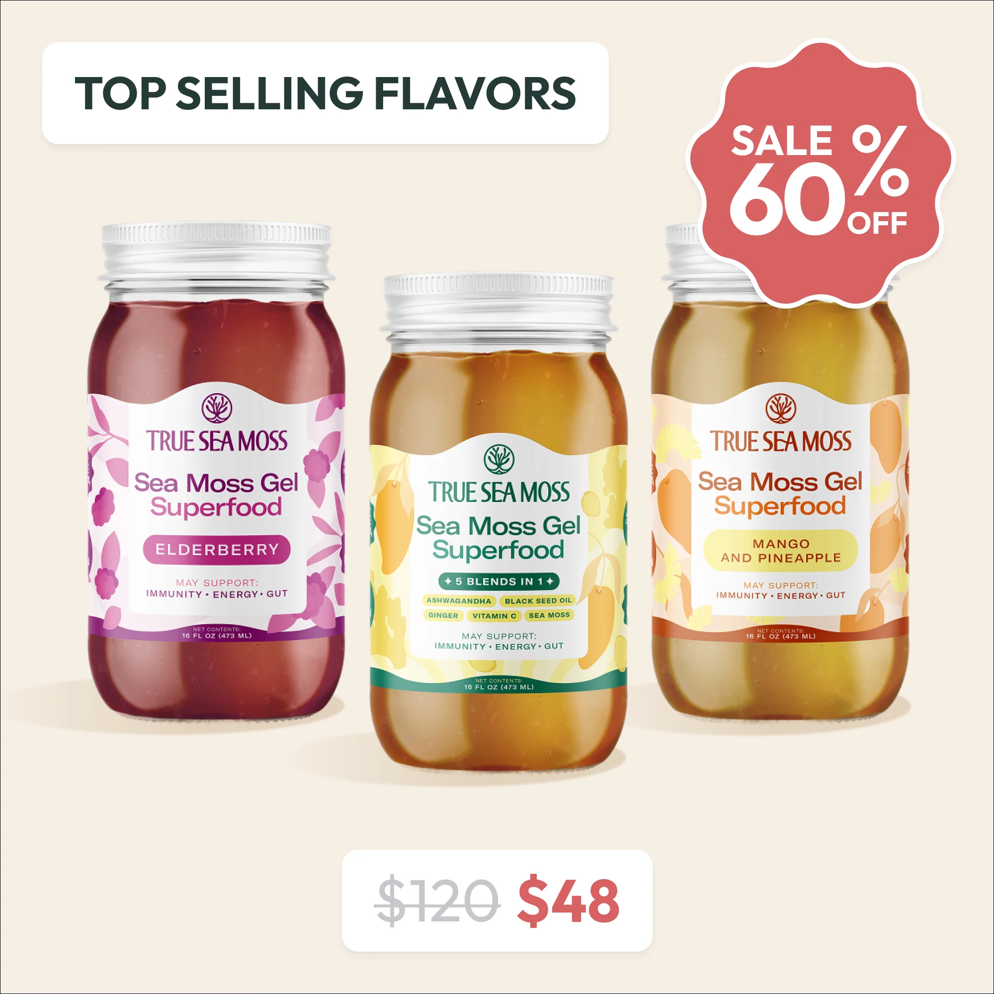 Sea Moss Gel Bundles